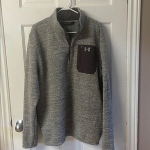 Under Armour Loose Fit Specialist 2.0 Henley Pullover in grey men’s size XXL